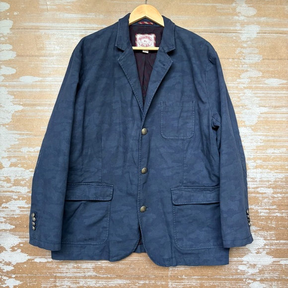 Brooks Brothers Other - Brooks Brothers Red Fleece Camo Cotton Sports Coat Preppy Classic Basic Mens XL